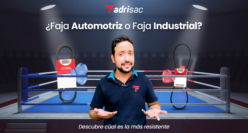 ¿Faja automotriz o Faja Industrial? Conoce cuál es la más resistente