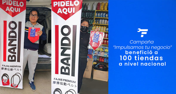 Campaña “Impulsamos tu negocio” benefició a 100 tiendas a nivel nacional