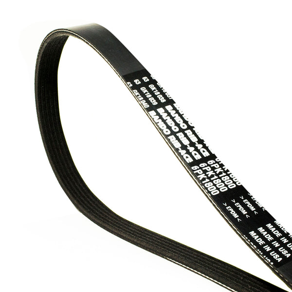 Correa Acanalada En V / Serpentina BANDO 6PK2370 - 6 Costillas, Fabricada En USA